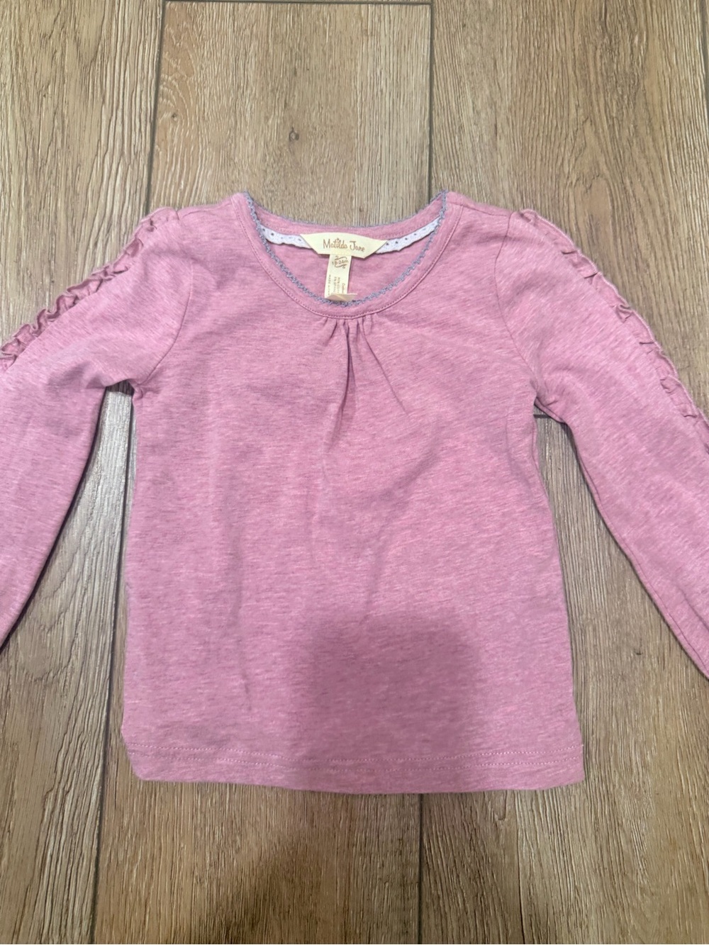 Matilda Jane Dusty Rose Long-Sleeve Girls' Top